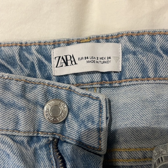Zara split hem slim jeans size 26 - Picture 3 of 5